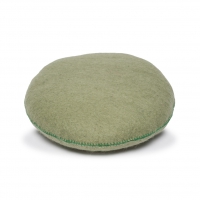 Coussin Smarties en feutre - vert tendre